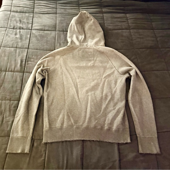 Abercrombie & Fitch Gray Hoodie with Colorful Indian Embroidery Y2K - Picture 6 of 8